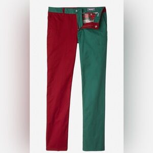 Bonobos Pantaclaus Holiday Pants Red and Green Christmas